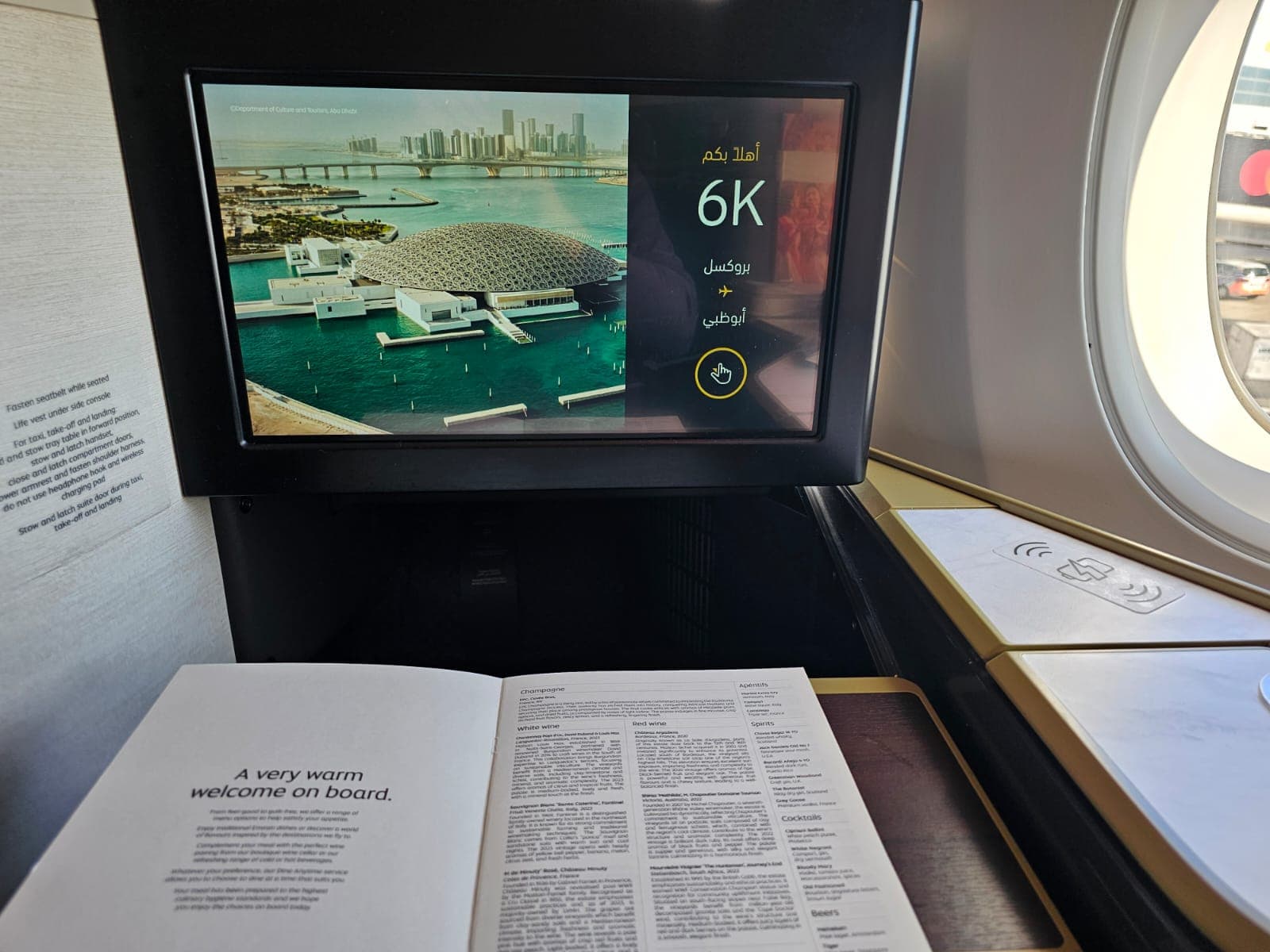 Frans de J, business class seat photo